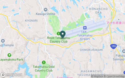 ロイヤル高松カントリークラブの地図