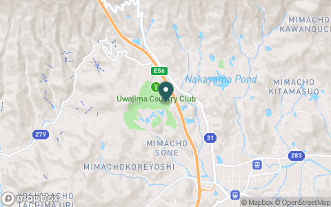 宇和島カントリー倶楽部【ＰＧＭ】の地図