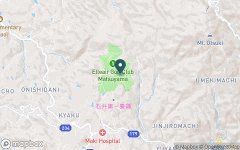 エリエールゴルフクラブ松山（愛媛県）の地図