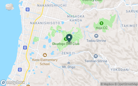 奥道後ゴルフクラブの地図