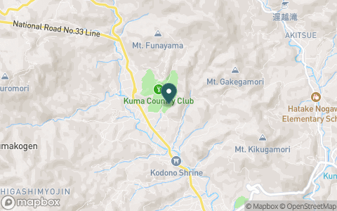 久万カントリークラブの地図