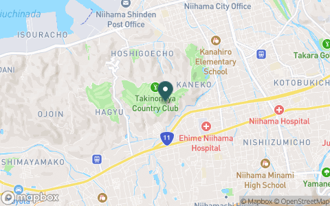 滝の宮カントリークラブの地図