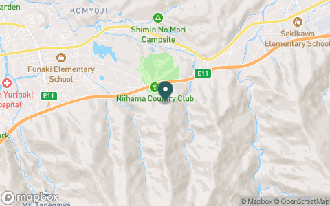 新居浜カントリー倶楽部の地図