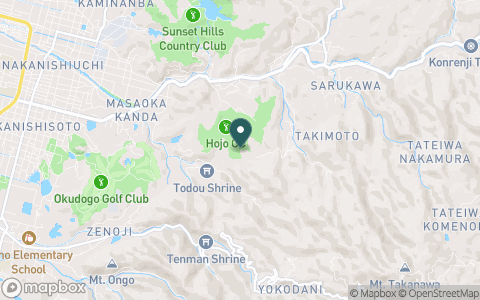 北条カントリー倶楽部の地図