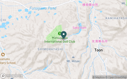 松山国際ゴルフ倶楽部【ＰＧＭ】の地図