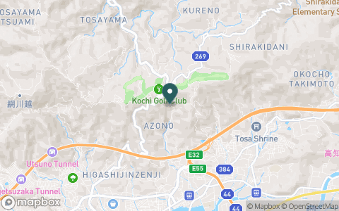 高知ゴルフ倶楽部の地図