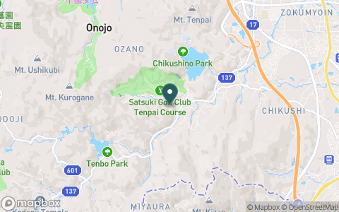 皐月ゴルフ倶楽部　天拝コース【ＰＧＭ】の地図