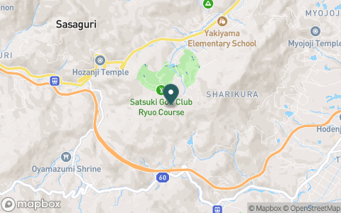 皐月ゴルフ倶楽部　竜王コース【ＰＧＭ】の地図