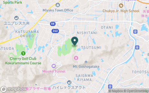 勝山御所カントリークラブ（福岡県）の地図