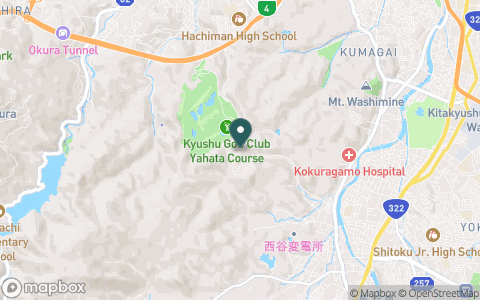 九州ゴルフ倶楽部　八幡コースの地図