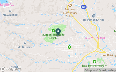 泉国際ゴルフ倶楽部の地図