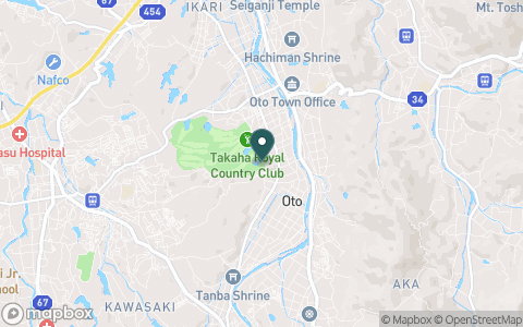 鷹羽ロイヤルカントリークラブの地図