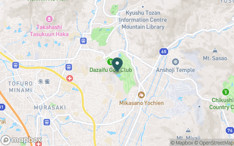 太宰府ゴルフ倶楽部の地図