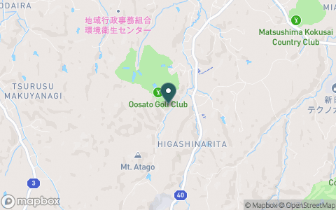 おおさとゴルフ倶楽部【アコーディア・ゴルフ】の地図