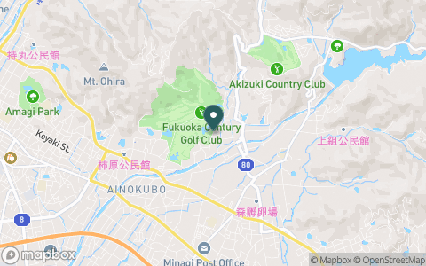 福岡センチュリーゴルフ倶楽部の地図