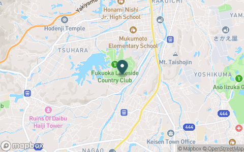 福岡レイクサイドカントリークラブ【ＰＧＭ】の地図