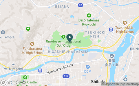 表蔵王国際ゴルフクラブの地図