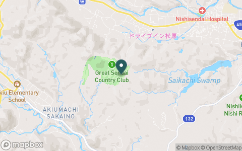 グレート仙台カントリー倶楽部【ＰＧＭ】の地図