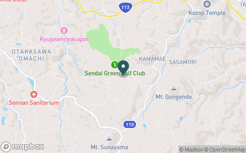 仙台グリーンゴルフクラブの地図