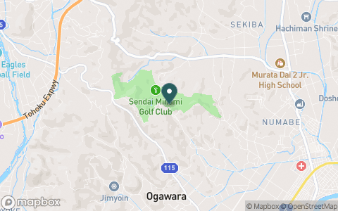 仙台南ゴルフ倶楽部の地図