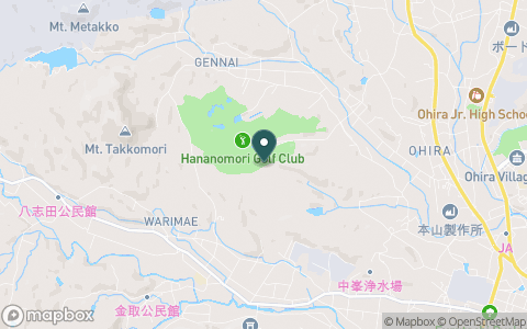 花の杜ゴルフクラブ【アコーディア・ゴルフ】の地図