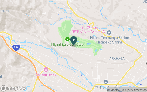 東蔵王ゴルフ倶楽部の地図