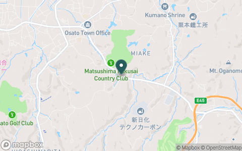 松島国際カントリークラブの地図