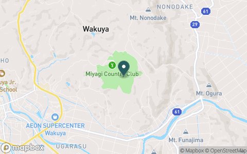 宮城カントリークラブの地図