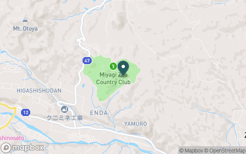 宮城蔵王カントリークラブ　ロイヤルコースの地図