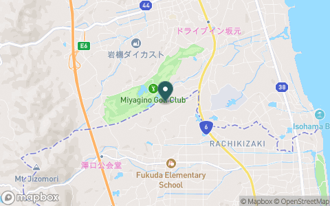 宮城野ゴルフクラブ【アコーディア・ゴルフ】の地図