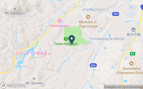 たいわゴルフクラブ（旧：ミヤヒル３６ゴルフクラブ）の地図