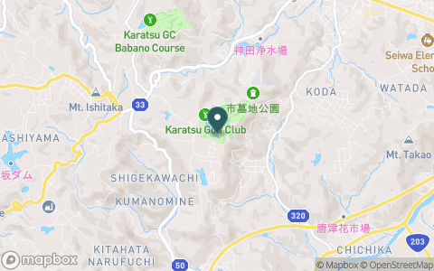 唐津ゴルフ倶楽部の地図