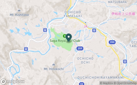 佐賀ロイヤルゴルフクラブの地図