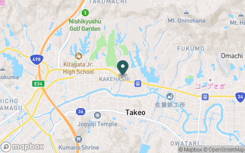 さがの森ゴルフ倶楽部（旧：武雄ゴルフ倶楽部）の地図