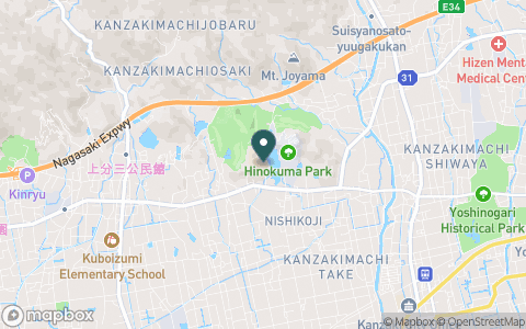 日の隈カンツリークラブの地図