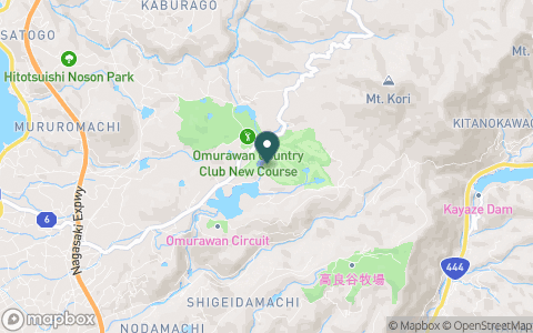 大村湾カントリー倶楽部　ニューコースの地図