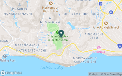 チサンカントリークラブ森山【ＰＧＭ】の地図