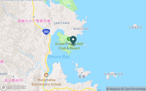 オーシャンパレスゴルフクラブの地図