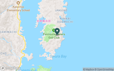 ペニンシュラオーナーズゴルフクラブの地図