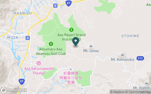 阿蘇リゾートグランヴィリオホテルゴルフ場の地図