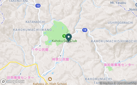 鹿北ゴルフ倶楽部の地図