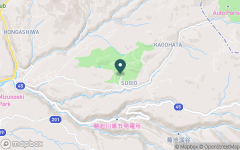菊池高原カントリークラブの地図