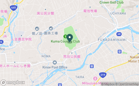 球磨カントリー倶楽部の地図