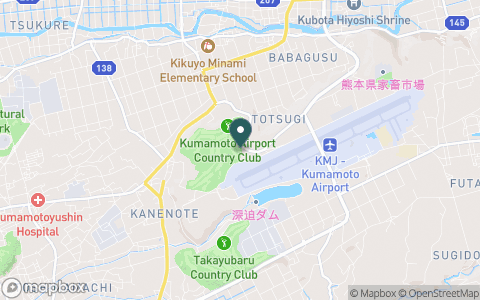 熊本空港カントリークラブの地図