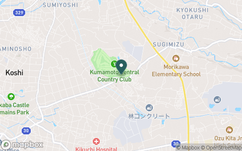 くまもと中央カントリークラブの地図
