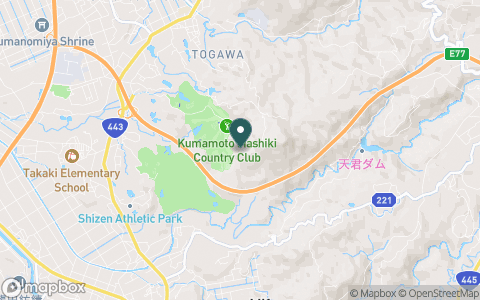 熊本益城カントリー倶楽部の地図