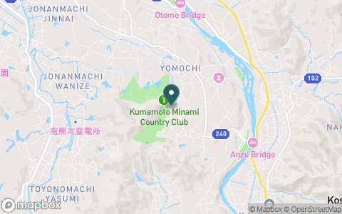 熊本南カントリークラブの地図