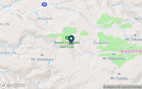 グランドチャンピオンゴルフクラブの地図