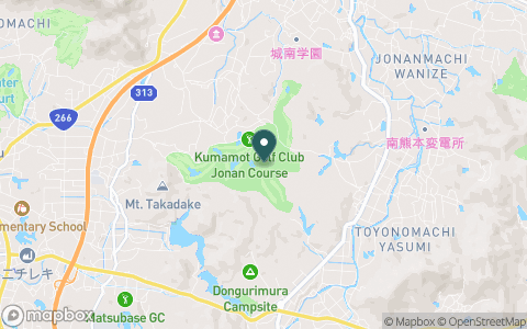 熊本ゴルフ倶樂部　城南コース（旧：くまもと城南カントリークラブ）の地図
