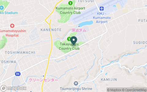 高遊原カントリークラブの地図